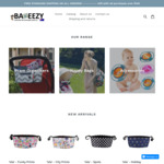 40% Off Storewide (Nappy Bags, Pram Organisers and Baby Accessories), Free Shipping on all Orders @ Babeezy