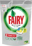 Fairy Platinum All-In-One Lemon Dishwasher Tablets, 55 Pack $11.00 + Delivery ($0 with Prime) @ Amazon AU