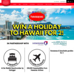 Win a Holiday in Hawaii for 2 Worth $5,000 from Havaianas