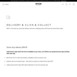 Free Delivery on Orders $49+ (Was $70) @ Myer