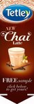 Free Sample Of Tetley Chai Latte! Like Their Facebook Page