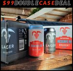 Lager & Reserve Rd Draught Double Case Deal $99 (Was $150) + Delivery (or $0 for Melbourne Metro) @ Bad Shepherd Brewing Co