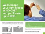 Free Energy Efficient Globes (Max 8) and Water Saving Shower Heads (Max 2) Per House - SA Only