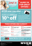 Myer - Buy $500 Gift Cards Get $50 Card Free