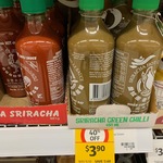 Sriracha Hot Green Chilli Sauce 455ml $3.90 (Was $6.50) @ Coles