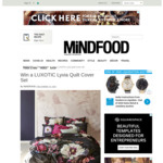 Win a Luxotic Lyvia Quilt Cover Set Worth $329.85 from MiNDFOOD
