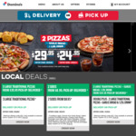 3 Large Traditional Pizzas $22.95 Pickup @ Domino's
