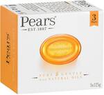 Pears Transparent Soap Bar 125g 3 for $3 (50% off, Was $6) @ Woolworths