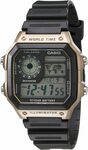 Casio Royale World Time Watch, Gold $30.30 or Silver $40.88 + Delivery ($0 Prime Over $49) @ Amazon US via AU