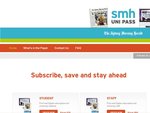 Sydney Morning Hearld UniPass ($40) for 7-Day Home Delivery & Digital Edition