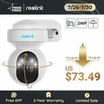 Reolink E1 Outdoor Smart 5MP PTZ Wi-Fi Camera w/ Motion Spotlight US$84.70 (~A$114.40) Delivered @ AliExpress via Reolink