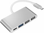 WIKDJ 4 in 1 USB C Hub $8.99 (Was $18.99) + Delivery ($0 with Prime/ $39 Spend) @ Wong Direct via Amazon AU