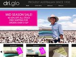 Dri Glo Online Sale 40-50% Off (Bath Towels & Bed Sheets) - Free Delivery for Orders Over $150