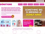 Donut King - 2x Free Small 'Barista Crafted' Coffees 11th April 9am - 5pm