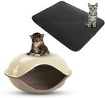 Pet Basket / Pet Carrier with Waterproof Cat Litter Mat 70x 55cm $74.8(Was $110)  32% off + Delivery to Most Areas @ TOPTO