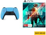 [PS5] Starlight Blue DualSense Controller + Battlefield 2042 Bundle $119 Delivered ($0 C&C) @ BIG W (Online Only)