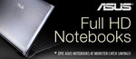 Asus 15.6” i7 2670QM/2630QM+GT540M+320GB/640GB Full HD Notebook $849/$899