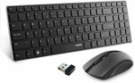 Rapoo 9300T Slim Wireless Keyboard and Mouse Combo US$14.99 (~A$20.21) Delivered @ Rapoo Online Store AliExpress