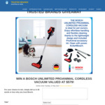 Win a Bosch Unlimited ProAnimal Cordless Vacuum Worth $579 from Trusted Brands
