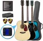 Artist LSP/S Beginner Acoustic Guitar Pack: Black $109, Nat/Blue $119, Small: Blue $109, Natural $119 Delivered @ Artist Guitars