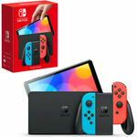 Nintendo Switch OLED (White/ Neon) $411.96 ($401.66 with eBay Plus) Delivered @ The Gamesmen eBay
