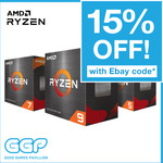 [eBay Plus] AMD Ryzen 5600X $281.37, 5600G $237.15, 5700G $381.65, 5800X $432.65, 5900X $537.01 Shipped @ gg.tech365 eBay