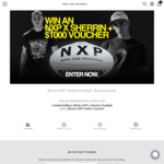 Win a Limited Edition White NXP x Sherrin Football and a $1,000 NXP Online Voucher from Nena & Pasadena