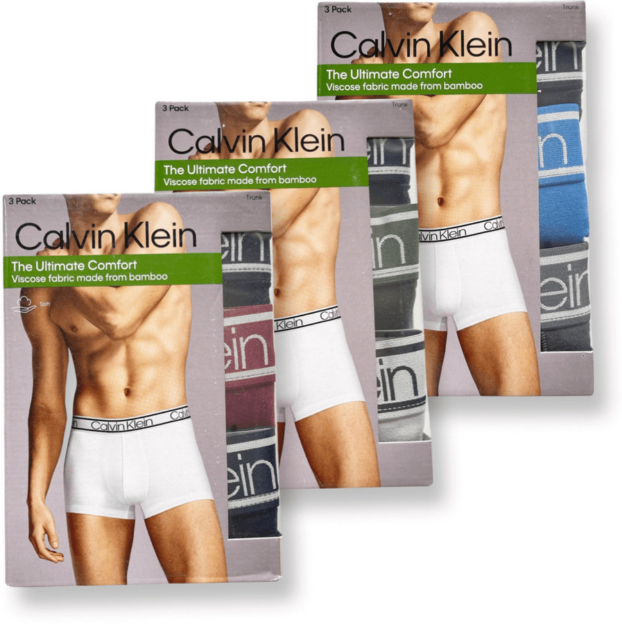 Calvin Klein Men's Bamboo Trunks Underwear 3-Pack (S, XL) $ (Was  $) Delivered @ Express Shopper - OzBargain