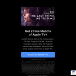 2 Months Free Apple TV+ (New / Qualified Returning Subscribers) @ Apple