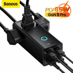 Baseus GaN5 Pro 65W Desktop Charger 7 Outputs Non-Insulated CN Plug $49.81 ($48.70 w/ eBay Plus) Delivered @ Baseus Store eBay