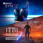 Win a Copy of Star Wars: Jedi Survivor and a Syn Max Air Gaming Headset from ROCCAT