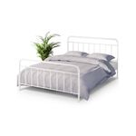 Zinus Vintage Metal Bed Frame White - Double Size $99 + Delivery (Free Delivery for Some Area) @ Zinus via Bunnings Marketplace