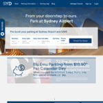 [NSW] 23% off Sydney Airport Parking - Terminal P2, P3, P7 and Valet Car Parks (Online Only)