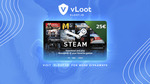 Win a €25 Steam Gift Card from vLoot