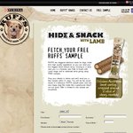 Sniff out Your FREE Purina Hide & Snack with Lamb Sample - FOR DOGS ONLY!
