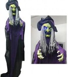 Hanging Witch Light & Sound 3m $20 (Was $60) & 4 More Halloween Decorations + $11 Delivery ($0 NSW C&C) @ The Party People