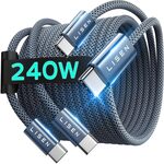 LISEN 240W USB C to USB C Fast Charging Cable 2m 2-Pack $9.89 + Delivery ($0 with Prime/$59 Spend) @ LISEN Space via Amazon AU