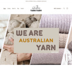 30% off Yarn and Get an Extra 10% off with Coupon + $7.95 Delivery ($0 with $150 Order) @ Yarn Farm