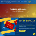 15% off Gift Cards @ Timezone (Online Only)