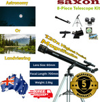 Saxon Novo 607AZ2 Refractor Telescope $129.95 Delivered @ Optics Central eBay