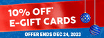 10% off Mitre 10 E-Gift Cards - Online Purchase Only @ Mitre10