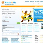 Save 15% Off Hotels with RatesToGo.com 