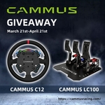 Win a CAMMUS C12 Simulator Steering Wheel & LC100 Pedals from CAMMUS