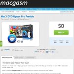 MacX DVD Ripper Pro Freebie RRP$50