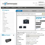 Canon PowerShot G15 at T-Dimension - Free Delivery to Oz AUD$415.99