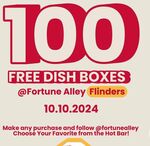 [Victoria] 100 FREE DISH BOXES on 10 October 2024 @Fortune Alley Flinders Melbourne