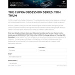 Win 1 of 45 Double Passes to Obsession X Tom Thum at CUPRA City Garage Sydney (28/11) from CUPRA