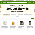 20% off Sitewide + Delivery ($0 with A$80 Spend) @ iHerb