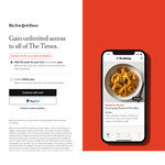 New York Times A$20 for First Year (Then a $180/Year)