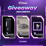 Win a Monsgeek M2 V5 via Custom Keyboard, 1 of 2 Mouses, or 1 of 5 Badges from Akkogear